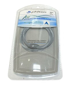 y䂤pPbgIőzt@Ce(phiten) lbNX Titanium Necklace `^lbNX Air Gray 17"(43cm)