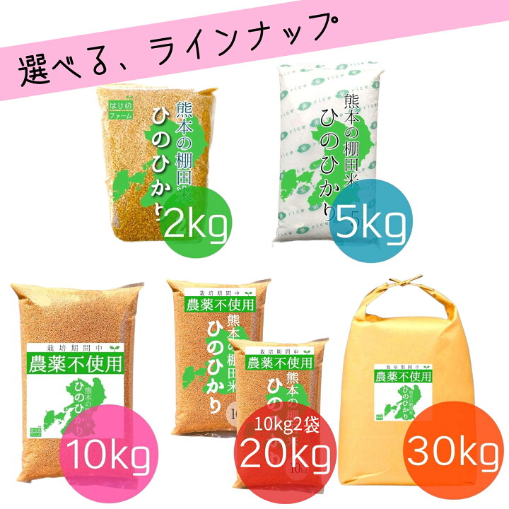 楽天市場】【先取りスーパーセール】無農薬 玄米 2kg 5kg 10kg 20kg  