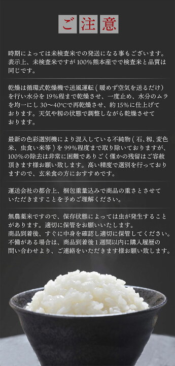 楽天市場】【先取りスーパーセール】無農薬 玄米 2kg 5kg 10kg 20kg  
