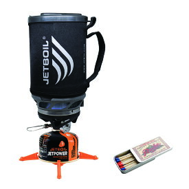 ジェットボイル・スモー（JETBOIL SUMO）3点セット [ガスカートリッジ(JETPOWER230g)×1個 + 安全マッチ×1個 付き]【モンベル/mont-bell】