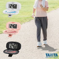 タニタ 歩数計 PD-645 ブラック/ホワイト/ピンク 感度調整機能付き 高精度 振子式 大画面 シンプル操作 …
