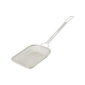 エムテートリマツ 18-8 ステンレス製フライヤーかす揚げ 荒目12メッシュ 業務用プロ仕様 耐久性抜群 衛生的 四角形設計 揚げ物厨房清掃用