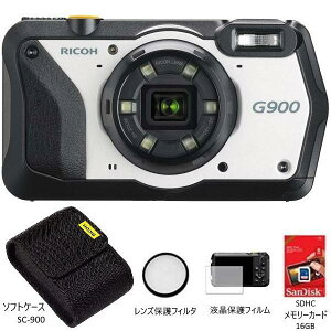 R[ RICOH G900II dl fW^J ʏ탂f (\tgP[XESDHC[J[h16GEtیtBEYیtB^t)