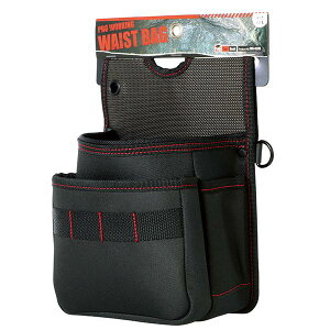 ToolBank ウエストバッグ レッド L WB-02RE 腰袋 ツールバンク