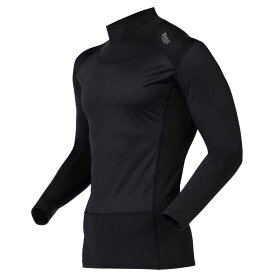 (1個までメール便選択可) おたふく手袋 JW-196 BT防風ハイネックシャツ ウインドスマッシュ3 11.ブラック S M L LL 3L BODYTOUGHNESS