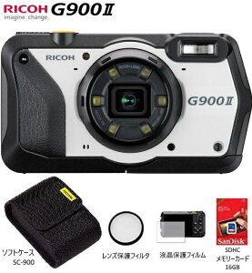 ���R�[ RICOH G900II ����d�l �f�W�^���J���� �ʏ탂�f�� (�\�t�g�P�[�X�ESDHC�������[�J�[�h16G�E�t���ی�t�B�����E�����Y�ی�t�B���^�t��)
