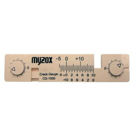 MYZOX マイゾックス クラックゲージ CG-1000 （5個入） [コンクリートクラック測定/ひび割れ測定]