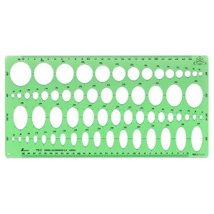 シンワ測定 66020 テンプレート TG−3 楕円定規