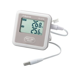 skSATO デジタル最高最低温度計 PC-3710 No.1850-00 佐藤計量器