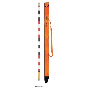 MYZOX マイゾックス プリズムポール(Dタイプ) PP-200D2 2m2段 全縮寸法1160mm 【測量/土木/建築/工事】