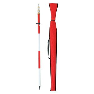 MYZOX マイゾックス プリズムポール(Gタイプ) PP-450 全長4.65m 全縮寸法1500mm 【測量/土木/建築/工事】