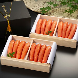 博多ふくいち 二段桐箱入り 辛子明太子 500g たらこ 500g セット 合計 1kg 送料無料】 お歳暮 お中元 母の日 父の日 敬老の日 博多 明太子 贈り物 ギフト プレゼント お返し