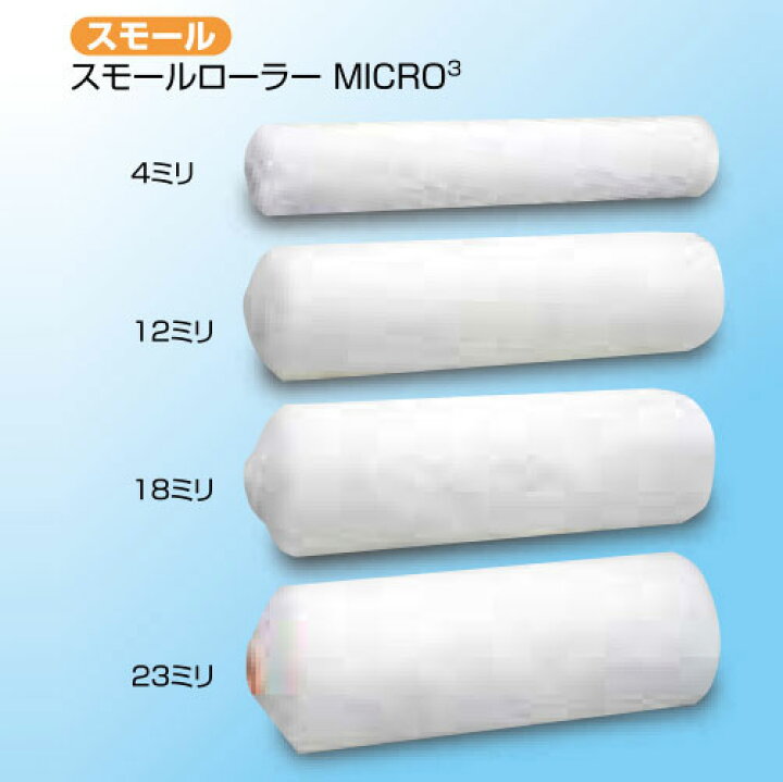 楽天市場】好川産業 マイクロキューブ スモールローラー 6インチ 18mm 