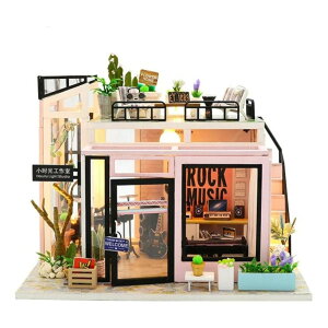 �h�[���n�E�X ����L�b�g �Z�b�g �~�j�`���A 3D�p�Y�� �~�j�`���A DIY �������� �K�[�f�� �m��ߋ� LED�t��