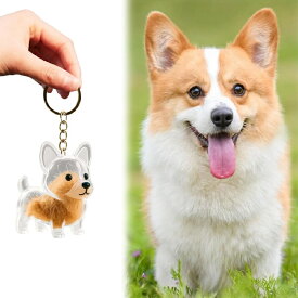 「予約販売」犬の毛を収納するボトルキーホルダー 猫 犬 ペット毛 保存ボトル キーホルダー 透明 携帯用 猫や犬の毛を集めるのに 猫の毛収納ボトル、犬の毛を集めるための猫の毛ストレージカプセル、かわいいペットのメモリアルギフト