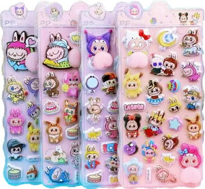 �y4���Z�b�g�z3D ���� �V�[�� �X�e�b�J�[ ���� �A�j�}���L�����N�^�[ ���J��������ՂɂՂɃV�[�� ���킢�� �Ղ��Ղ� �L�����N�^�[ �����_������ 3D �ӂ�ӂ� �������� ��������X�N�C�[�Y