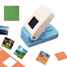 【新登場】クラフトパンチ 四角 穴あけパンチ 軽量 ルーズリーフ/スクエア/ペーパー ゲージパンチ 持ち運び便利 耐久性 手持ち ハンドメイド スクラップブッキング レバー エンボス加工 ミニ ファンシー 手芸 紙工芸 ギフト作成 四角25*25mm