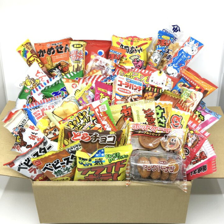 楽天市場】お菓子 駄菓子 スナック SP 詰め合わせ-50（常温配送料・箱 