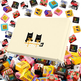 チロルチョコ 100個 ネコ ギフト ボックス ホワイトデー チョコレート 詰め合わせ 大容量 チョコ 人気 誕生日 おかし つめあわせ お菓子 パーティー (パッケージ猫)
