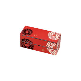 弁当箱”HAKOYA スリムスクエア二段弁当 百華 560ml”日本製弁当箱 2段 花柄 おしゃれ LUNCH BOX