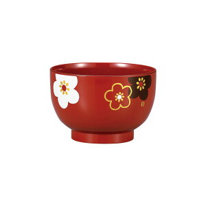 汁椀”HAKOYA 汁椀 400ml” 華文様梅 電子レンジ対応 食洗器対応 日本製 夫婦 ペア おわん おせち 正月 おしゃれ LACQUER WARE