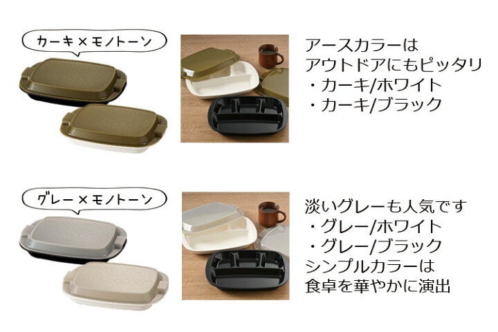 楽天市場】弁当箱 フタ付ランチプレート”HAKOYA 家弁(うちべん) 木目 