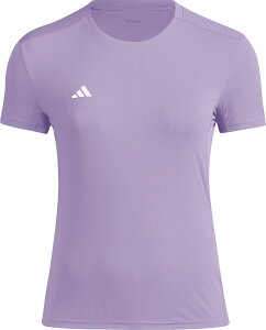 adidas (アディダス) 陸上・ランニング Tシャツ アディゼロ エッセンシャルズ ランニング半袖Tシャツ 【パープル】 IEJ30 JM8336 半袖Tシャツ ショートスリーブ レディース 女性用 パープル 紫 2