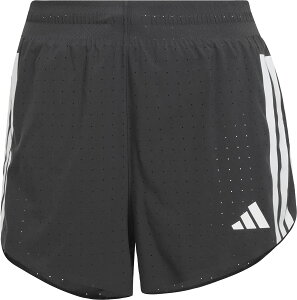 adidas (アディダス) 陸上・ランニング ショートパンツ adizero ランニング スプリットショーツ 【ブラック】 JTQ57 JF3470 ショート・3/4PW ショーツ レディース 女性用 ブラック 黒 25Q3 {NP}
