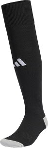 アディダス (adidas) サッカー ソックス 2足組 2P ミラノ練習 トレーニング 3バーロゴ ひざ丈 靴下 【ブラック】 KPW74 JD1902 黒 ユニセックス メンズ レディース 男性用 女性用 {SK}