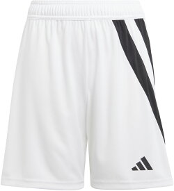 adidas (アディダス) サッカー・フットサル ゲームシャツ・パンツ FORTORE23 (フォルトーレ23) ショーツ ショーツ ハーフ短パン ジム スポーツ 【ホワイト/ブラック】 白 DKP66 ジュニア・キッズ 子供用 {NP}