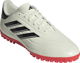 adidas (アディダス) サッカー・フットサル 靴・シューズ・スパイク コパ ピュア 2 CLUB TF ターフ 人工芝 【アイボリー/コアブラック/ソーラーレッド】 白茶 IE7523 メンズ・レディース 男性用・女性用 {SK}