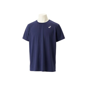asics (アシックス) トレーニング・ランニング トレーニングウェア ドライポントハンソデシャツ 部活 練習 試合 トレーニング 【ピーコート/ブルー】 紺 2031E017 メンズ・レディース 男性用・