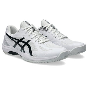 asics �i�A�V�b�N�X�j �o�h�~���g���E�n���h�{�[�� �V���[�Y COURT HUNTER FF �y�z���C�g/�p�t�H�[�}���X�u���b�N�z 1071A111 101 �X�j�[�J�[ �V���[�Y �����Y �j���p �z���C�g/�u���b�N �� �� 25AW {SK}