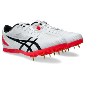asics �i�A�V�b�N�X�j �����j���O�E���㋣�Z �V���[�Y�E�C HEATFLAT 12 �y�z���C�g/���b�h�z 1093A195 �����j���O�V���[�Y �X�p�C�N �����Y�E���f�B�[�X �j���p�E�����p �z���C�g �� �� 26SS {SK}