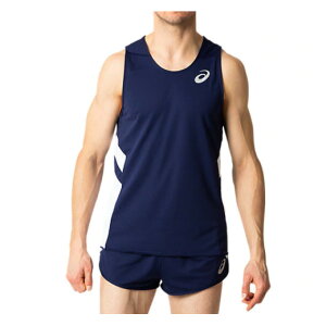 asics(アシックス) M’Sランニングシャツ メンズ 陸上 マラソン ジョギング スポーツウェア トップス 袖なし ノースリーブ 男性用 {NP}