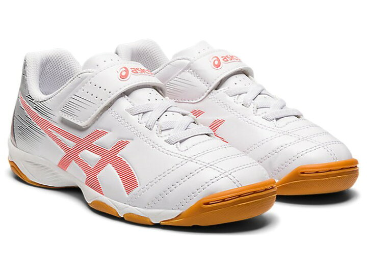 楽天市場 Asics アシックス サッカー トレーニングシューズ トレシュ Juniole 6 In ジュニオーレ 6 イン Standard ホワイト フラッシュコーラル 1104a044 101 ジュニア キッズ 子供用 スニーカー マジックテープ 靴 シューズ 白 21aw Sk Hakozume