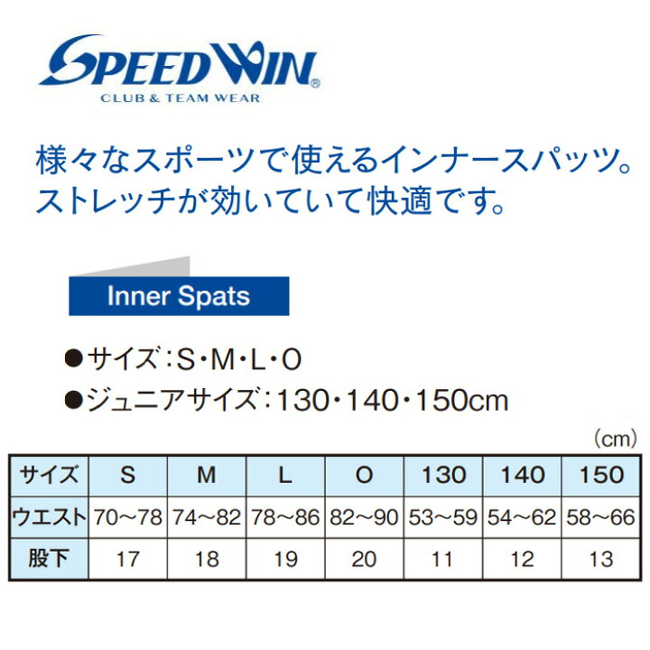 あなたにおすすめの商品 SPEEDWIN スピードウィン インナースパッツ SW-2847 50 ネイビー Mサイズ