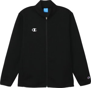 Champion (チャンピオン) マルチスポーツ トレーニングウェア ZIP JACKET 【ブラック】 C3-BS111 090 WUPニットジャケット ジャケット メンズ・レディース 男性用・女性用 ブラック 黒 24FW {NP} ≪TEAM