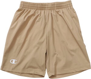 Champion (チャンピオン) マルチスポーツ トレーニングウェア SHORTS 【ベージュ】 C3-BS596 780 WUPニットハーフ・3/4パンツ ショーツ メンズ・レディース 男性用・女性用 ベージュ 肌 24FW {NP}