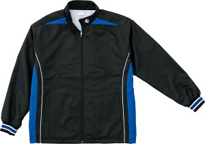 CONVERSE(コンバース) バスケットボール トレーニングウェア ジャージ ウォームアップジャケット(裾ボックスタイプ) メンズ 【ブラック/Rブルー】 CB182500S 1925 スポーツウェア 上着 前フ