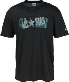 CONVERSE （コンバース） バスケットボール Tシャツ プリントTシャツ 【ブラック×ターコイズ】 CB251358 1924 Tシャツメンズ Tシャツ メンズ・レディース 男性用・女性用 ブラック 黒 青 25SS {NP}