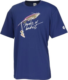 CONVERSE （コンバース） バスケットボール Tシャツ プリントTシャツ 【C.ネイビー】 CB251363 2800 Tシャツメンズ Tシャツ メンズ・レディース 男性用・女性用 ネイビー 紺 25SS {NP}