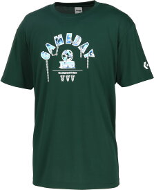 CONVERSE （コンバース） バスケットボール Tシャツ プリントTシャツ 【D.グリーン】 CB251364 4700 Tシャツメンズ Tシャツ メンズ・レディース 男性用・女性用 グリーン 緑 25SS {NP}
