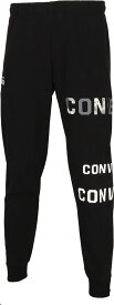 CONVERSE （コンバース） バスケットボール スウェット・パーカー スウェットパンツ 裏起毛 裾ファスナー付 (パーカー別売) メンズ・レディース 男性用・女性用 CB232256 【ブラック／ホワイト】 黒 白 ｛SK｝