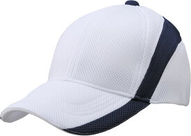 DESCENTE（デサント） 野球 帽子 エアーフィットキャップ 【Sホワイト／ネイビー】 メンズ C714B SWNV