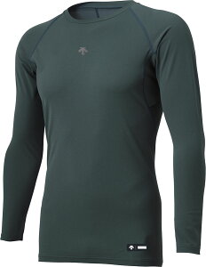 DESCENTE (デサント) 野球&ソフトボール アンダーシャツ ジュニア丸首長袖アンダーシャツ 【グリーン】 DB5SUD20J GR00 フィットアンダーシャツJR アンダーウェア ジュニア キッズ 子供用 グリ