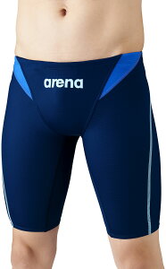 arena (アリーナ) 水泳 水着 ハーフスパッツ 【ネイビー×ネイビー×ブルー】 ARN-1026M NVBU 水着メンズ競泳用(FINA公認) ハーフスパッツ メンズ 男性用 ネイビー 紺 紺 青 21SS {NP}