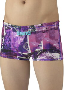 arena (アリーナ) 水泳 水着 トレーニングスパッツ(ショートレッグ) 【ピンク×ブルー】 AS5FWM06M PKBL 水着メンズ競泳用(非公認) トレーニング水着 メンズ 男性用 ピンク 桃 青 25FW {NP}