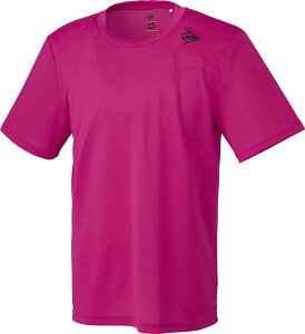 DUNLOP (ダンロップ) テニス Tシャツ ユニセックス Tシャツ DAL-8143 【ピンク】 DAL-8143 110 半袖Tシャツ メンズ・レディース 男性用・女性用 モモ 桃 21SS {SK}