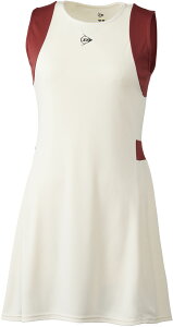 DUNLOP (ダンロップ) テニス ウェアその他 GAME ONE PIECE 【アイボリー】 DAP-1565W 310 その他ウェア2ワンピース ワンピース レディース 女性用 ホワイト 白 25FW {NP}